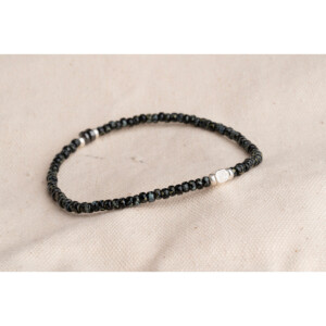 2mm Siyah Picasso Miyuki - Hematit Taşlı Bileklik