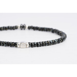 2mm Siyah Picasso Miyuki - Hematit Taşlı Bileklik