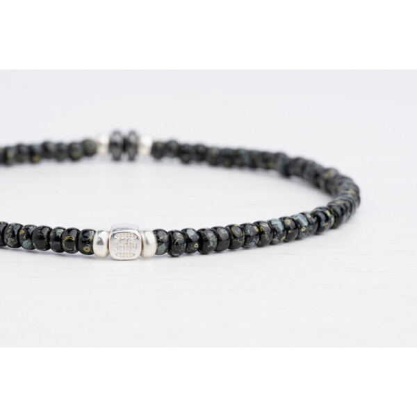 2mm Siyah Picasso Miyuki - Hematit Taşlı Bileklik