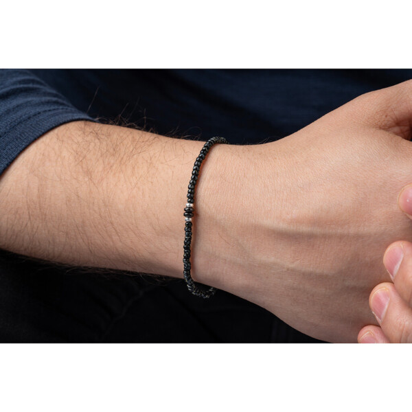 2mm Siyah Picasso Miyuki - Hematit Taşlı Bileklik