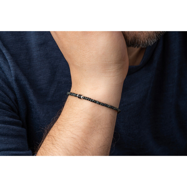 2mm Siyah Picasso Miyuki - Hematit Taşlı Bileklik