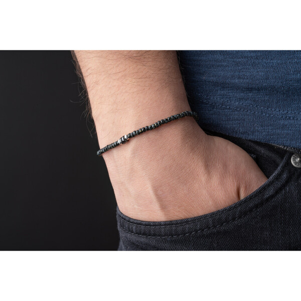 2mm Siyah Picasso Miyuki - Hematit Taşlı Bileklik