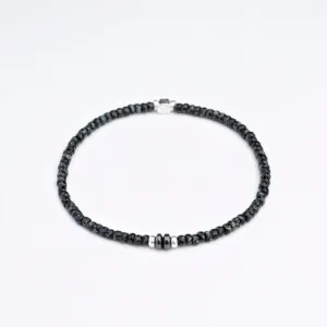 2mm Siyah Picasso Miyuki - Hematit Taşlı Bileklik