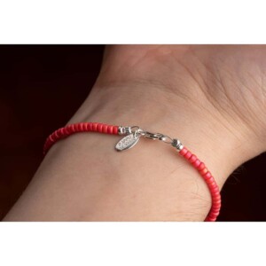 3mm Portakal Çiçeği Miyuki-4mm Kök Yakut Taşı Bileklik