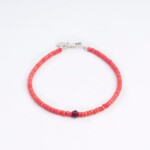 3mm Portakal Çiçeği Miyuki-4mm Kök Yakut Taşı Bileklik