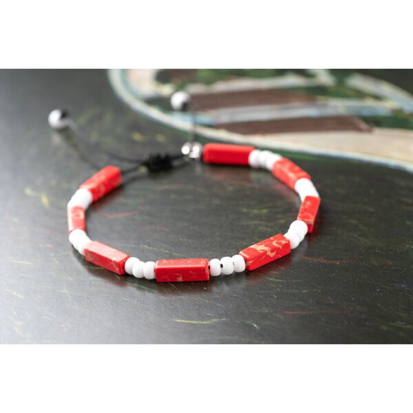 4mm Beyaz Miyuki-Varisit Taşı-925 Gümüş Bileklik