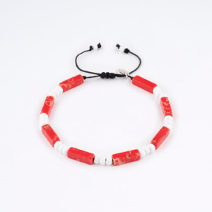 4mm Beyaz Miyuki-Varisit Taşı-925 Gümüş Bileklik