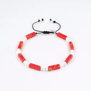 4mm Beyaz Miyuki-Varisit Taşı-925 Gümüş Bileklik