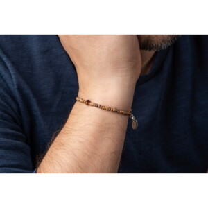 4mm Kehribar Taşı-Kehribar Sarı Miyuki Boncuk Bileklik