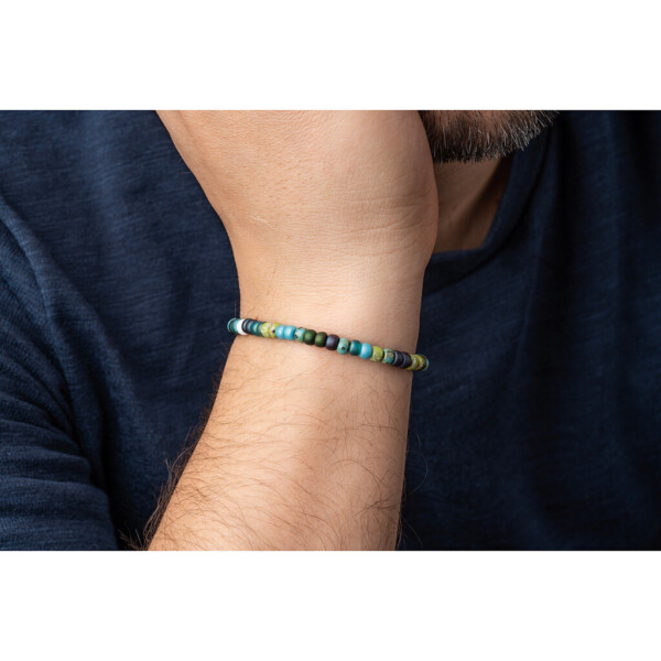 Miyuki Boncuklu - 925 Gümüş - Tamtur Bileklik - Renkli