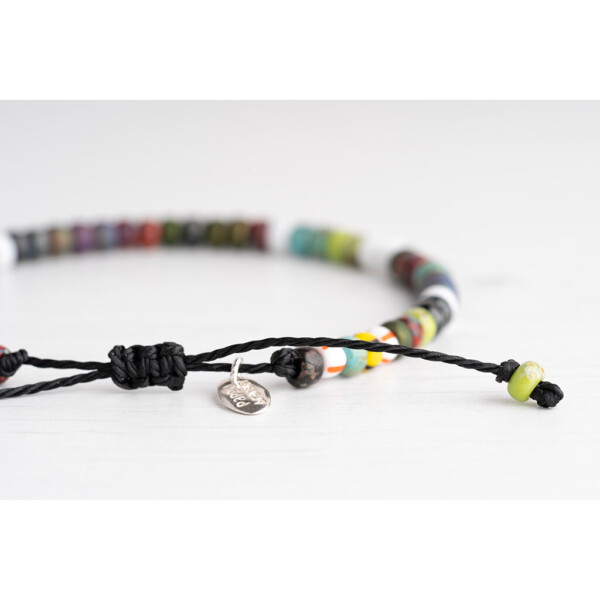 4mm Renkli Miyuki Boncuk-925 Gümüş Bileklik PB24779