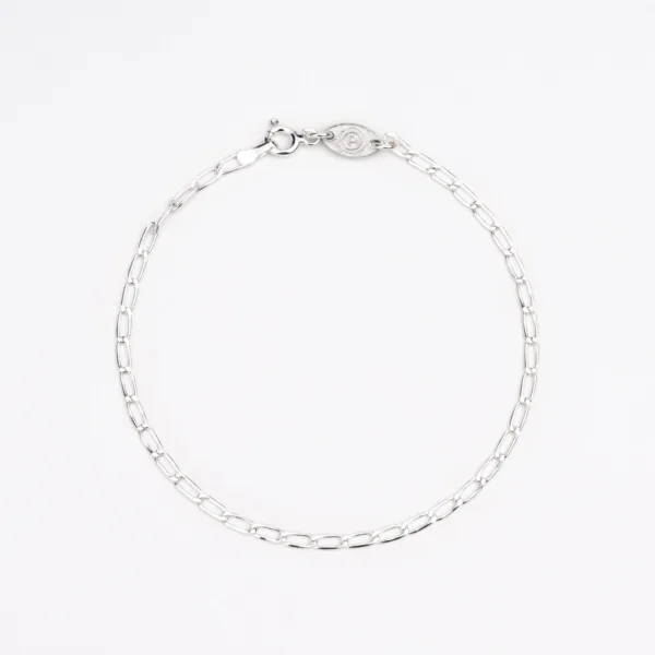 925 Ayar Gümüş Ataç Zincir Bileklik