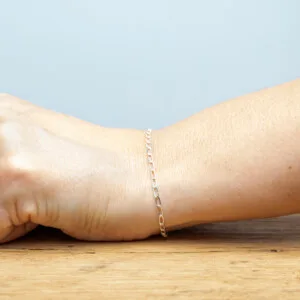 925 Ayar Gümüş Ataç Zincir Bileklik