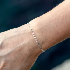 925 Ayar Gümüş Ataç Zincir Bileklik