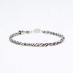 925 Ayar Gümüş – Çift Örgü Zincir Bileklik