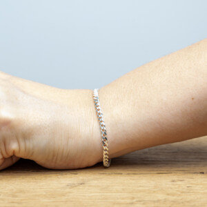 925 Ayar Gümüş Gurmet Zincir Bileklik