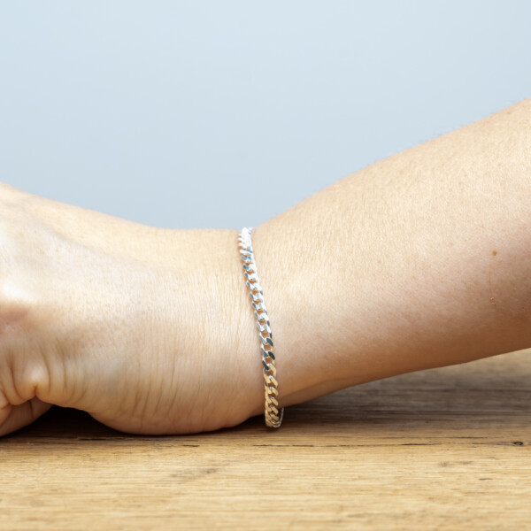 925 Ayar Gümüş Gurmet Zincir Bileklik