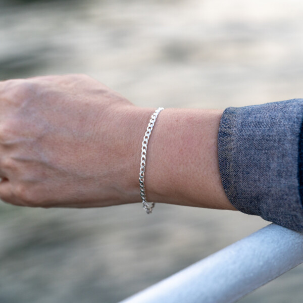 925 Ayar Gümüş Gurmet Zincir Bileklik