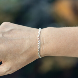 925 Ayar Gümüş Gurmet Zincir Bileklik