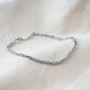 925 Ayar Gümüş Kral Zinciri Bileklik