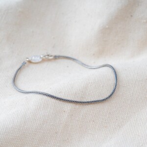 925 Ayar Gümüş – Tilki Kuyruğu Zincir Bileklik