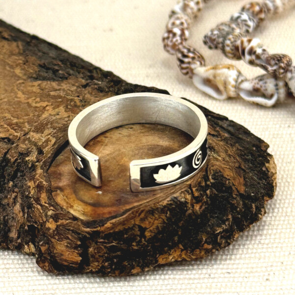 925 Gümüş Antik Sembol Erkek Yüzük