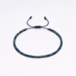 Miyuki Tohum Boncuklu Bileklik – Lacivert