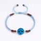 Açık Mavi Makrome Örgülü - Süryani Nazarlığı Bileklik - Düş