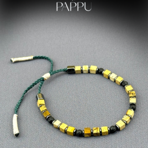 Ağaç Jasper, Lav ve Hematit Doğal Taş Bileklik - Görsel 1