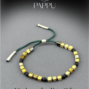 Ağaç Jasper, Lav ve Hematit Doğal Taş Bileklik - Görsel 2