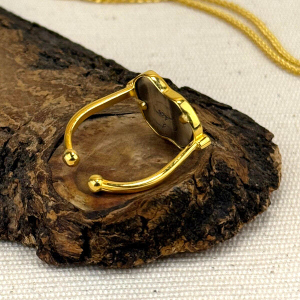 Altın Kaplama Gümüş Kadın Yüzük - Fil