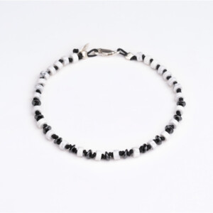 Havlit ve Hematit Taşı Bileklik - Düğüm