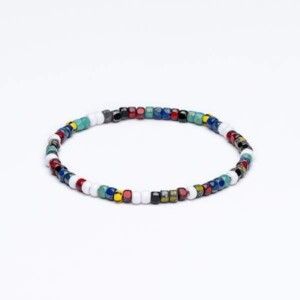 4mm Miyuki ve Çek Boncuklu Renkli Bileklik - Heybeliada