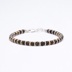 Kaplan Gözü Taşı - 925 Ayar Gümüş Bileklik - Gümüşay