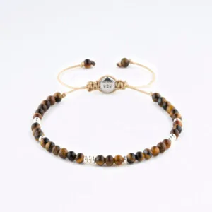 Kaplan Gözü Taşı - 925 Ayar Gümüş Bileklik - Kanyon