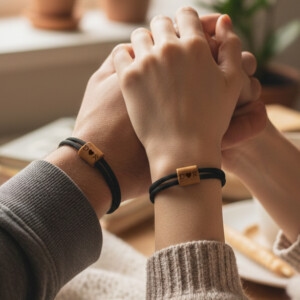 Kişiye Özel Sevgililer Günü Çift Bilekliği