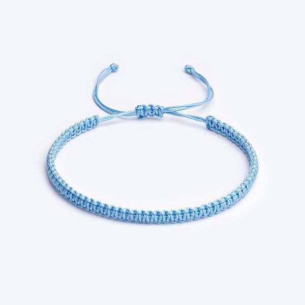 Makreno Paraşüt İpli Makrame Örgü Bebe Mavi Unisex Bileklik Makreno Paraşüt İpli Makrame Örgü Bebe Mavi Unisex Bileklik
