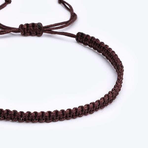 Makreno Paraşüt İpli Makrame Örgü Haki Yeşil Unisex Bileklik