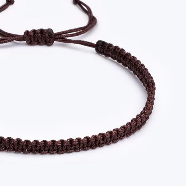 Makreno Paraşüt İpli Makrame Örgü Haki Yeşil Unisex Bileklik