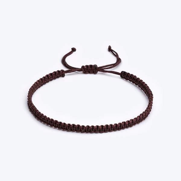 Makreno Paraşüt İpli Makrame Örgü Kuzguni Kahve Unisex Bileklik Makreno Paraşüt İpli Makrame Örgü Kuzguni Kahve Unisex Bileklik
