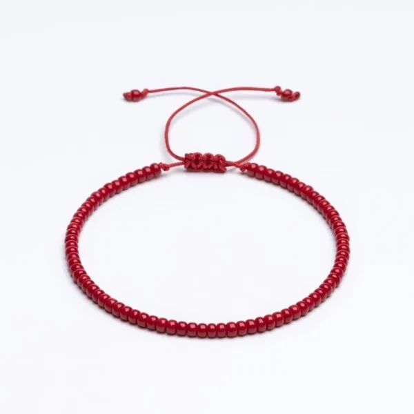 Miyuki 3mm Kırmızı Paraşüt İpli Unisex Bileklik Miyuki 3mm Kırmızı Paraşüt İpli Unisex Bileklik