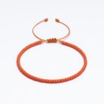 Miyuki 3mm Turuncu Paraşüt İpli Unisex Bileklik