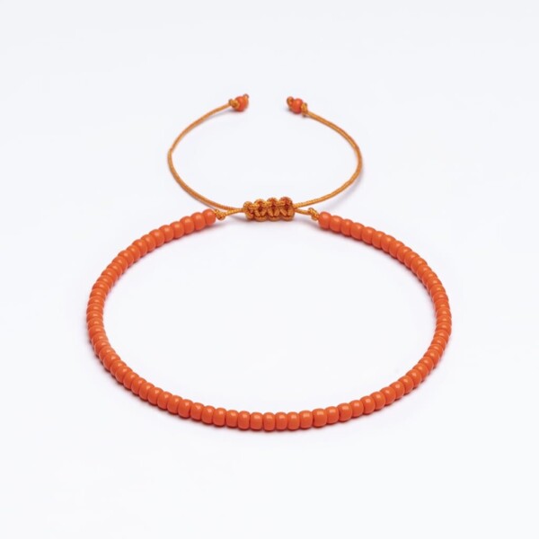 Miyuki 3mm Turuncu Paraşüt İpli Unisex Bileklik Miyuki 3mm Turuncu Paraşüt İpli Unisex Bileklik