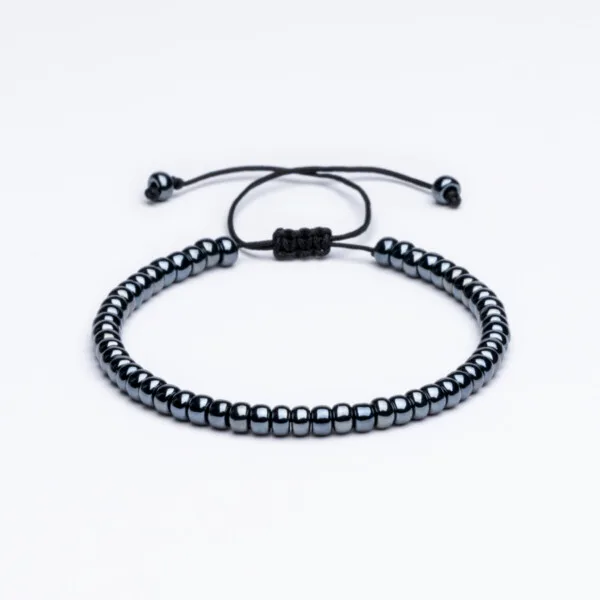 Miyuki 4mm Antrasit Paraşüt İpli Unisex Bileklik Miyuki 4mm Antrasit Paraşüt İpli Unisex Bileklik