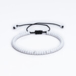 Miyuki 4mm Beyaz Paraşüt İpli Unisex Bileklik