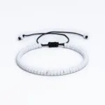 Miyuki 4mm Beyaz Paraşüt İpli Unisex Bileklik