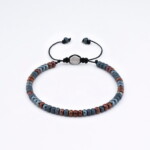 Miyuki 4mm Boncuk 925 Gümüş Siyah Paraşüt Bileklik