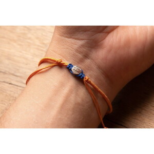 Miyuki 4mm Boncuk 925 Gümüş Turuncu Paraşüt Bileklik