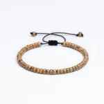 Miyuki 4mm Kehribar Sarı Paraşüt İpli Unisex Bileklik