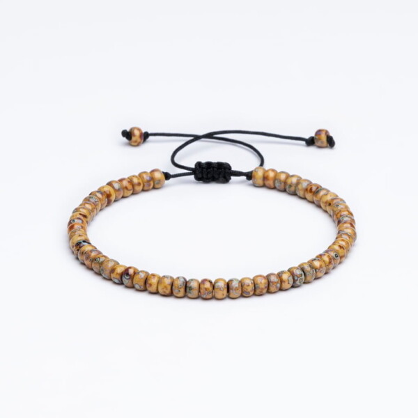 Miyuki 4mm Kehribar Sarı Paraşüt İpli Unisex Bileklik Miyuki 4mm Kehribar Sarı Paraşüt İpli Unisex Bileklik